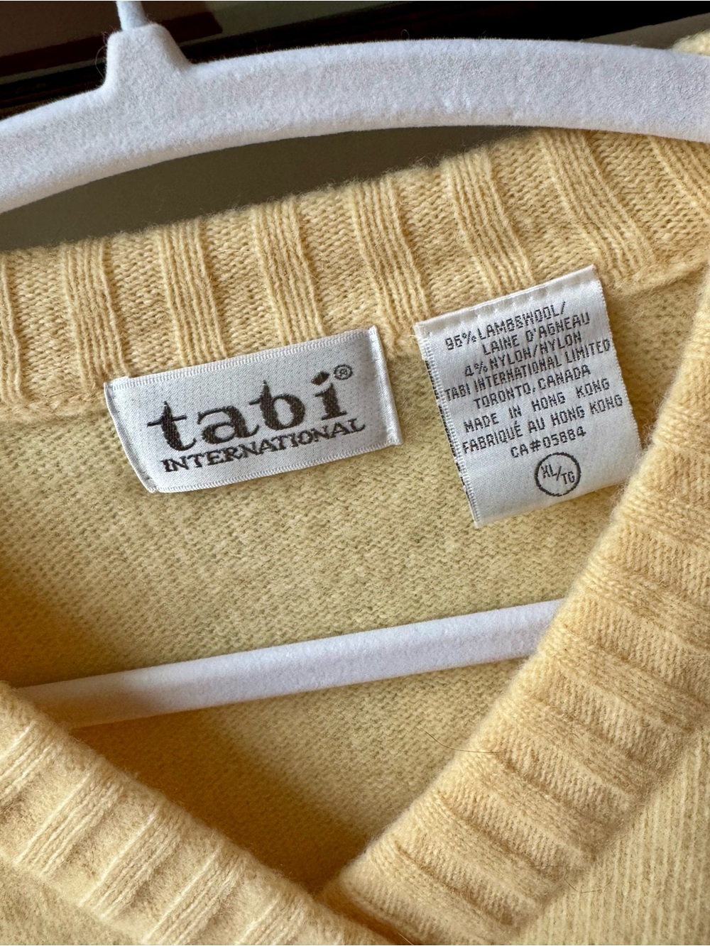 Vintage Tabi International Lambswool Horse Equestrian Sweater XL - Picture 3 of 8
